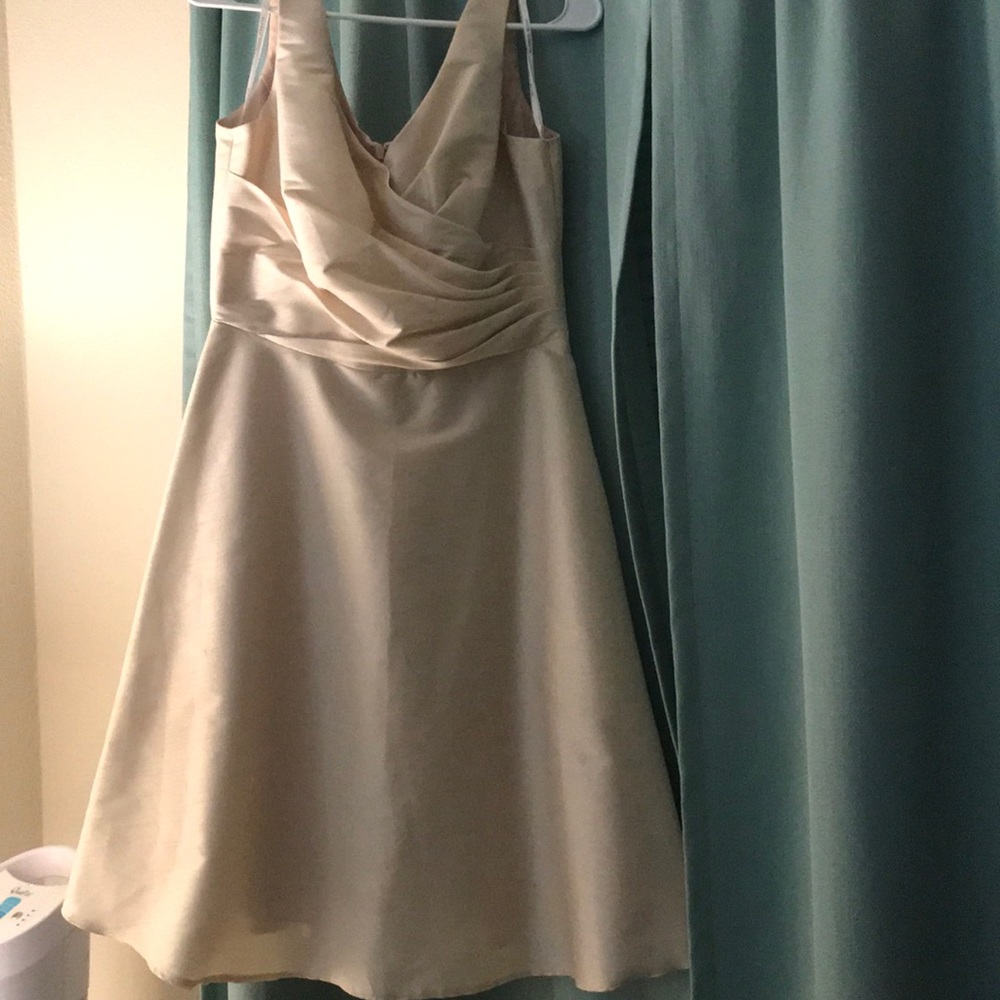 Champagne colored bridesmaid/formal dress